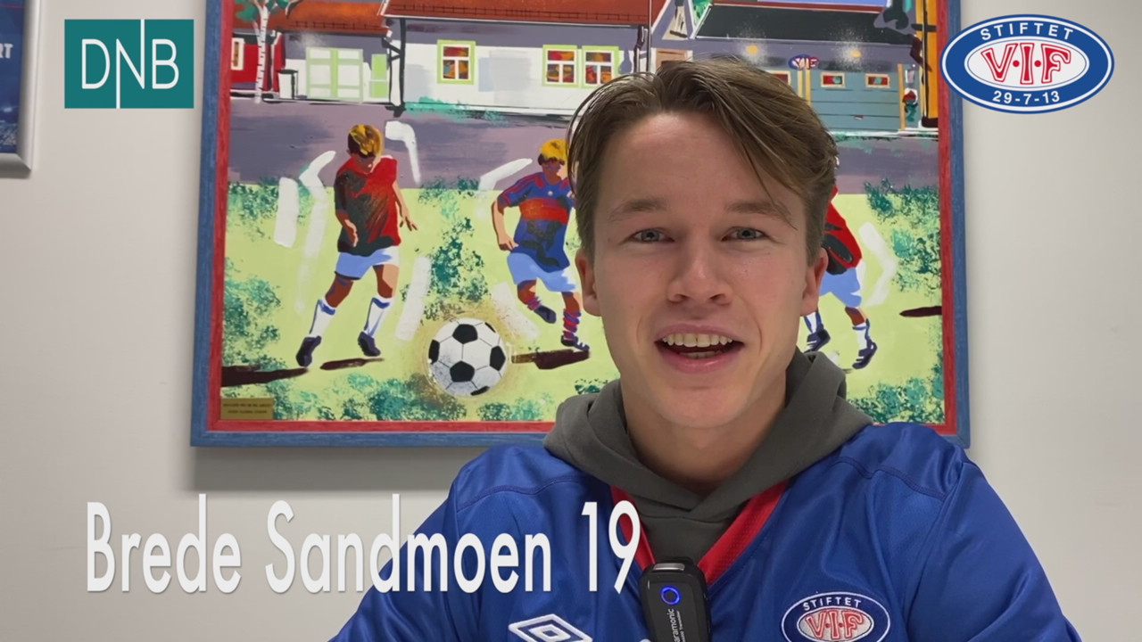 Brede Sandmoen med A-kontrakt